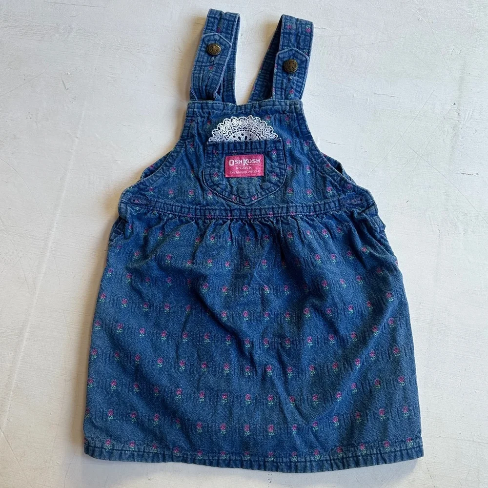Oshkosh BGosh RARE Vintage United Garment Workers of America Overall Dress
